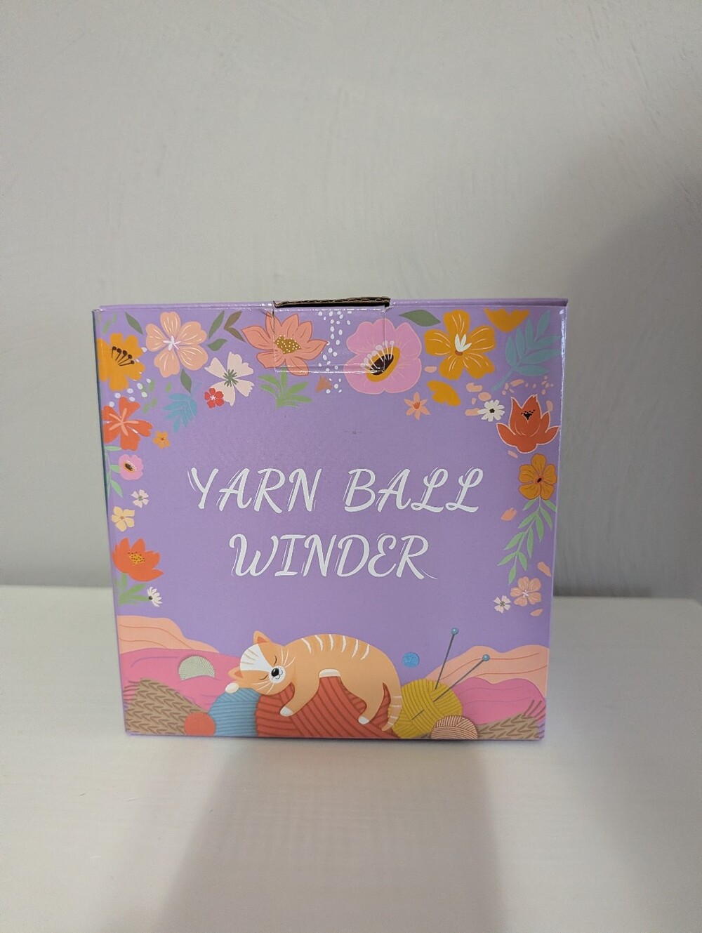 Purple Yarn Ball Winder